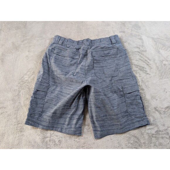 Duluth Trading Dry On The Fly Cargo Shorts Womens 12 Blue Nylon Hiking Comfort - Picture 2 of 11